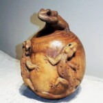 Hand Carved Gecko Wood Carving Hand Carved Gecko Wood Carving