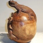 Hand Carved Gecko Wood Carving Hand Carved Gecko Wood Carving