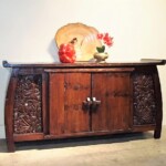 Hand Carved Indonesian Sideboard from Gado Gado Hand Carved Indonesian Sideboard from Gado Gado