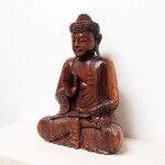Hand Carved Sitting Buddha Bali Wood Carving Statue Hand Carved Sitting Buddha Bali Wood Carving Statue from Gado Gado