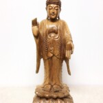 Hand Carved Standing Buddha Balinese Statue from Gado Gado Hand Carved Standing Buddha Balinese Statue from Gado Gado