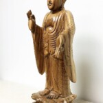 Hand Carved Standing Buddha Balinese Statue from Gado Gado Hand Carved Standing Buddha Balinese Statue from Gado Gado