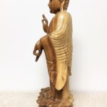 Hand Carved Standing Buddha Balinese Statue from Gado Gado Furniture