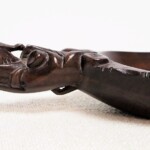 Hand Carved Tribal Borneo Bowl from Gado Gado