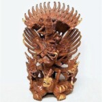 Hand Carved Vishnu Riding Garuda Statue from Bali Hand Carved Vishnu Riding Garuda Statue from Bali at Gado Gado