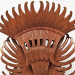 Hand Carved Vishnu Riding Garuda Statue from Bali