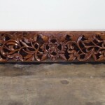 Intricately Carved Old Teak Panel 195 Intricately Carved Old Teak Panel 195 from Gado Gado