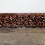 Intricately Carved Old Teak Panel 195 Intricately Carved Old Teak Panel 195 from Gado Gado