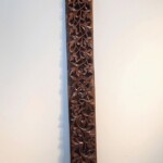 Intricately Carved Old Teak Panel 195 from Gado Gado Intricately Carved Old Teak Panel 195