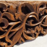 Intricately Carved Old Teak Panel 195 Intricately Carved Old Teak Panel 195 from Gado Gado