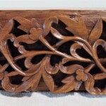 Intricately Carved Old Teak Panel 195 Intricately Carved Old Teak Panel 195 from Gado Gado