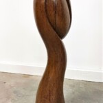 Large Abstract Palm Wood Sculpture Organic Art