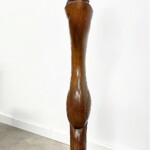 Large Abstract Palm Wood Sculpture Organic Art from Gado Gado Large Abstract Palm Wood Sculpture Organic Art