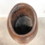 Large Abstract Palm Wood Sculpture Organic Art