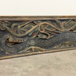 Old Carved Architectural Panel 221 from Gado Gado