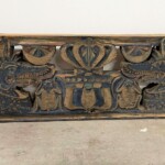 Old Carved Architectural Panel 221 from Gado Gado