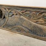 Old Carved Architectural Panel 221 from Gado Gado