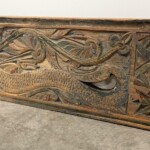 Old Carved Architectural Panel 221 from Gado Gado