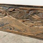 Old Carved Architectural Panel 221 from Gado Gado