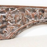Old Carved Teak Architectural Panel 170 at Gado Gado Furniture