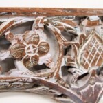 Old Carved Teak Architectural Panel 170 at Gado Gado Furniture