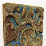 Old Carved Teak Architectural Panel 204 from Gado Gado