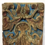 Old Carved Teak Architectural Panel 204 from Gado Gado