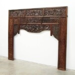 Old Carved Teak Bed Panel for Headboard Old Carved Teak Bed Panel for Headboard at Gado Gado Furniture