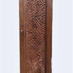 Old Carved Teak Bed Panel for Headboard