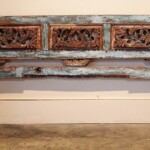 Old Carved Teak Bed Panel from Madura at Gado Gado Furniture Old Carved Teak Bed Panel from Madura at Gado Gado Furniture