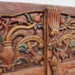 old carved teak door panel Old Carved Teak Door Panel