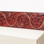 Old Carved Teak Painted Panel 194 Old Carved Teak Painted Panel 194 at Gado Gado