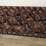 Old Carved Teak Panel 115 Old Carved Teak Panel 115