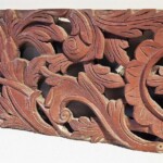 Old Carved Teak Panel 122