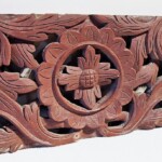 Old Carved Teak Panel 122
