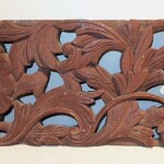 Old Carved Teak Panel 122