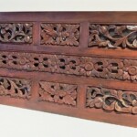 Old Carved Teak Panels in Frame G