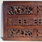 Old Carved Teak Panels in Frame G Old Carved Teak Panels in Frame G
