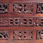 Old Carved Teak Panels in Frame G Old Carved Teak Panels in Frame G