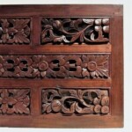 Old Carved Teak Panels in Frame G