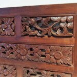Old Carved Teak Panels in Frame G Old Carved Teak Panels in Frame G