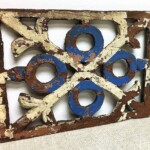 Old Carved Village Panel 1948 from Gado Gado