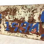 Old Carved Village Panel 1948 from Gado Gado