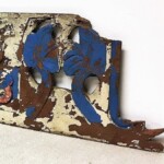 Old Carved Village Panel 1948 from Gado Gado