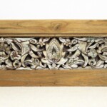 Old Carved Whitewashed Architectual Panel 181 at Gado Gado Old Carved Whitewashed Architectual Panel 181 at Gado Gado