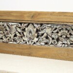 Old Carved Whitewashed Architectual Panel 181 at Gado Gado Old Carved Whitewashed Architectual Panel 181 at Gado Gado