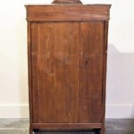 Old Colonial Painted Glass Accent Cabinet from Gado Gado