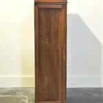 Old Colonial Painted Glass Accent Cabinet from Gado Gado