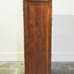 Old Colonial Painted Glass Accent Cabinet from Gado Gado