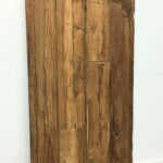 Old Original Painted Teak Panel A